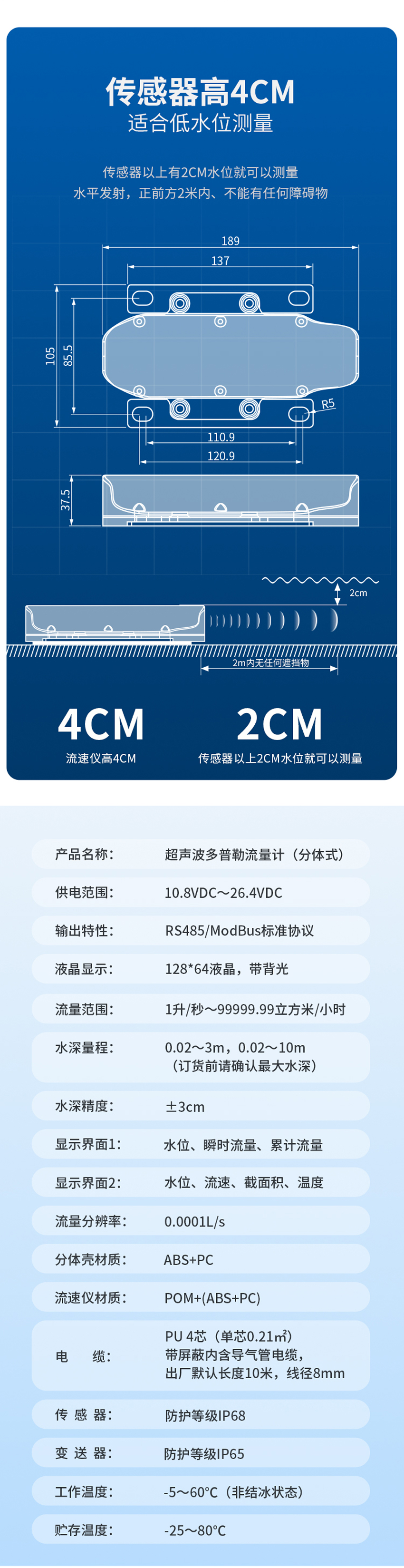 175404101741607.jpg 超聲波多普勒流量計(jì)(黃色外殼主機(jī)-使用小型1只眼睛流速儀0°發(fā)射角).詳情頁(yè)_04.jpg